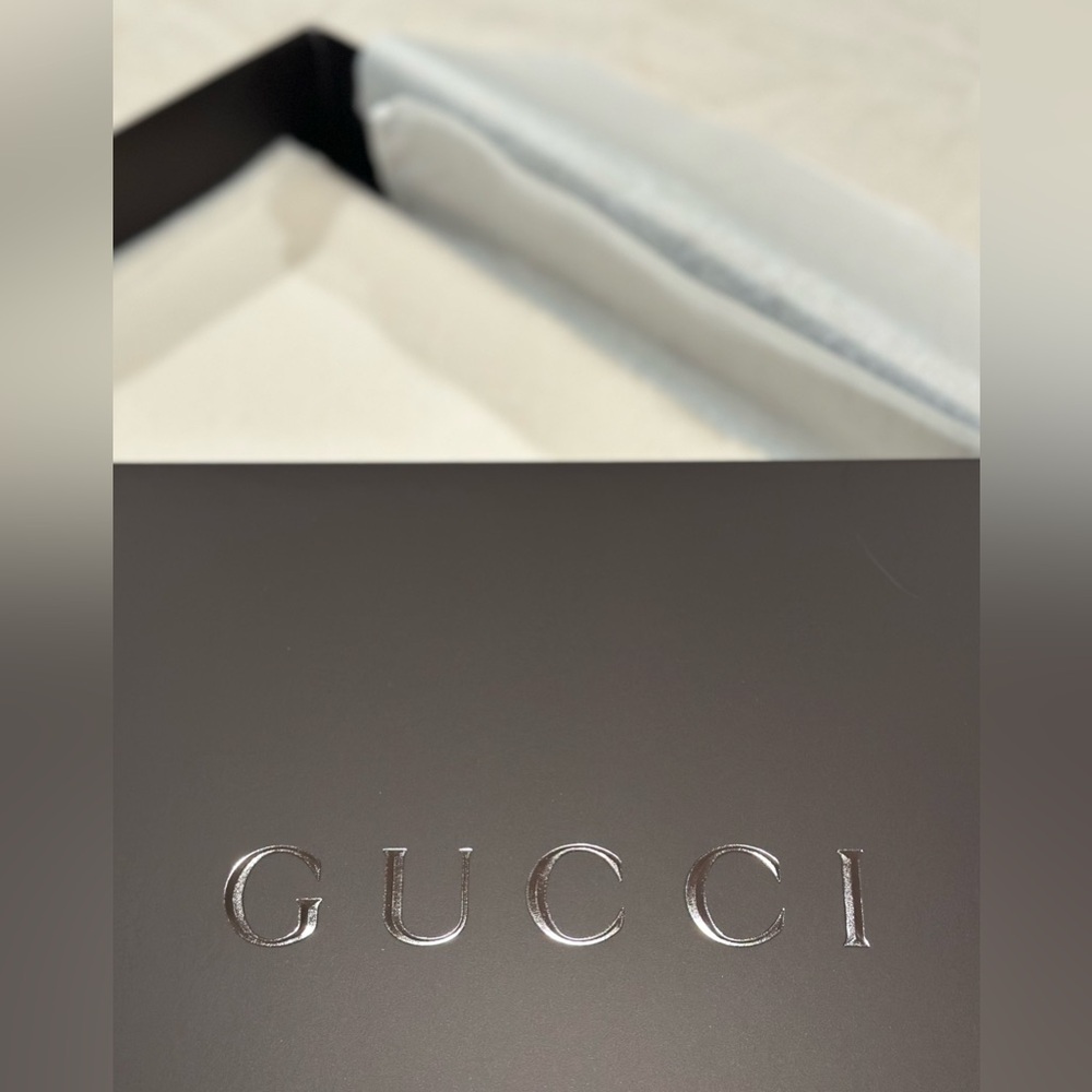 Vintage Gucci wool scarf in cream